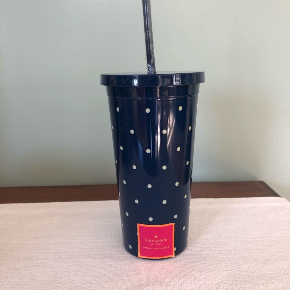 Kate Spade Larabee Dot insulated tumbler-new